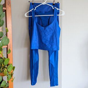 Fabletics matching blue set, S